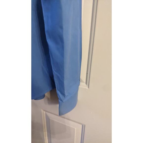 Lauren Ralph Lauren Blue Men's Button Down Cotton Shirt, Small, Embroidered Logo - Picture 4 of 8